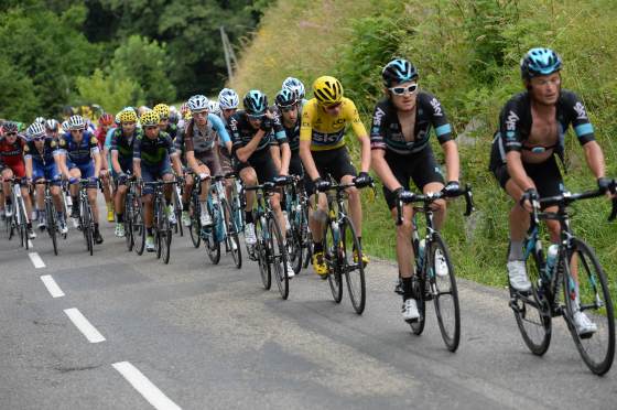 23-07-2016 Tour De France; Tappa 20 Megeve - Morzine; 2016, Team Sky; Froome, Christopher; Col De La Ramaz;